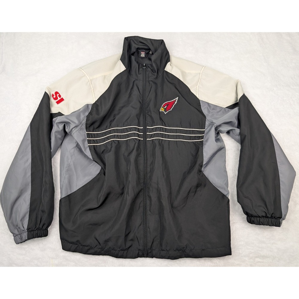 Reebok Arizona Cardinals Windbreaker Men's Size L NFL Team Apparel SI Full Zip